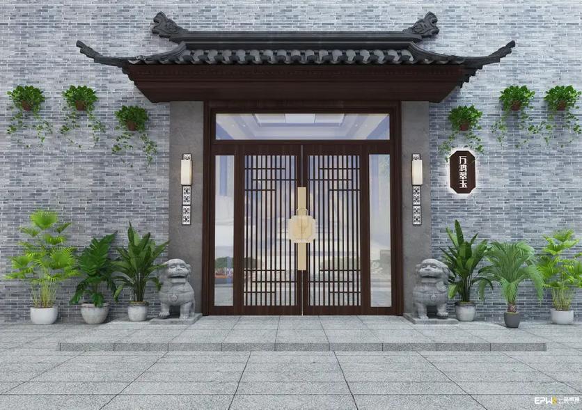 别墅门楼设计与施工 高端大气上档次的造境之道