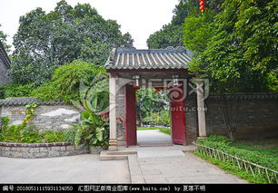 古建筑院门 岁月守望与文化之门